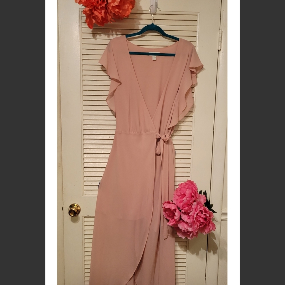 Forever 21 wrap around Long dress.